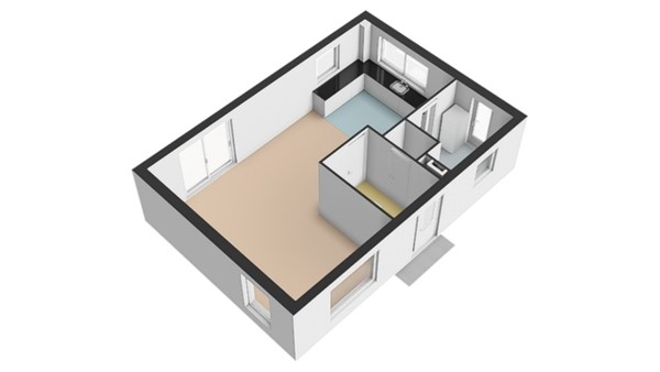 Floorplan - Rozenstraat 2, 8315 AB Luttelgeest